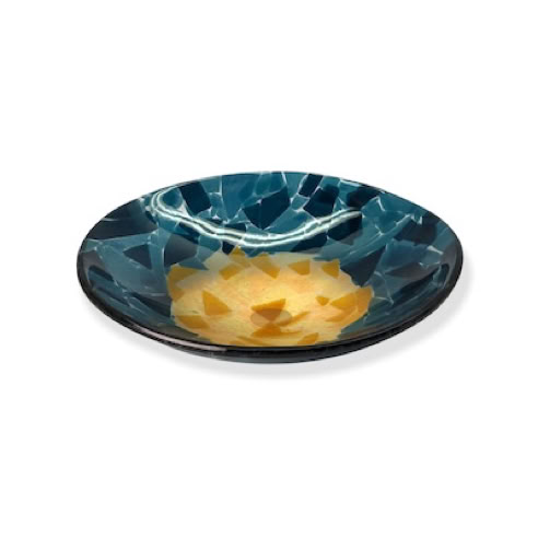 fused glass bowl